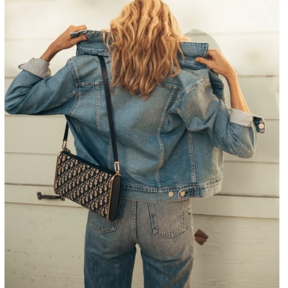 CQY Denim Harper Jacket. Luxury denim, Size Small - Picture 2 of 13